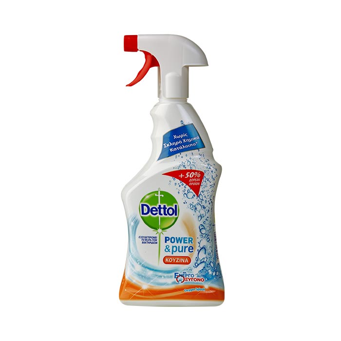 Dettol kitchen disinfectant spray power & pure